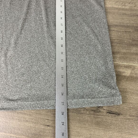 Under Armour Mens Loose Fit Heat Gear Medium 13/4 Zip Gray Pullover Long Sleeve - Picture 11 of 12